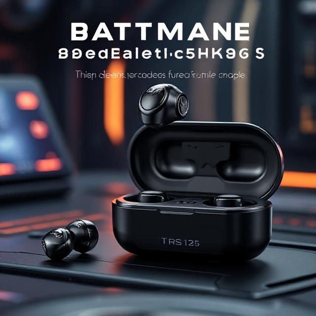 rs 125 only on thespark shop batman style wireless bt earbuds